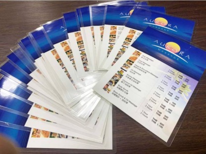 งานเคลือบพลาสติก - ร้านพิมพ์ไวนิล ซีนิธซ่า แอดเวอร์ไทซิ่ง
